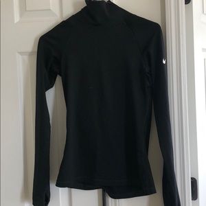 Nike high neck running shirt